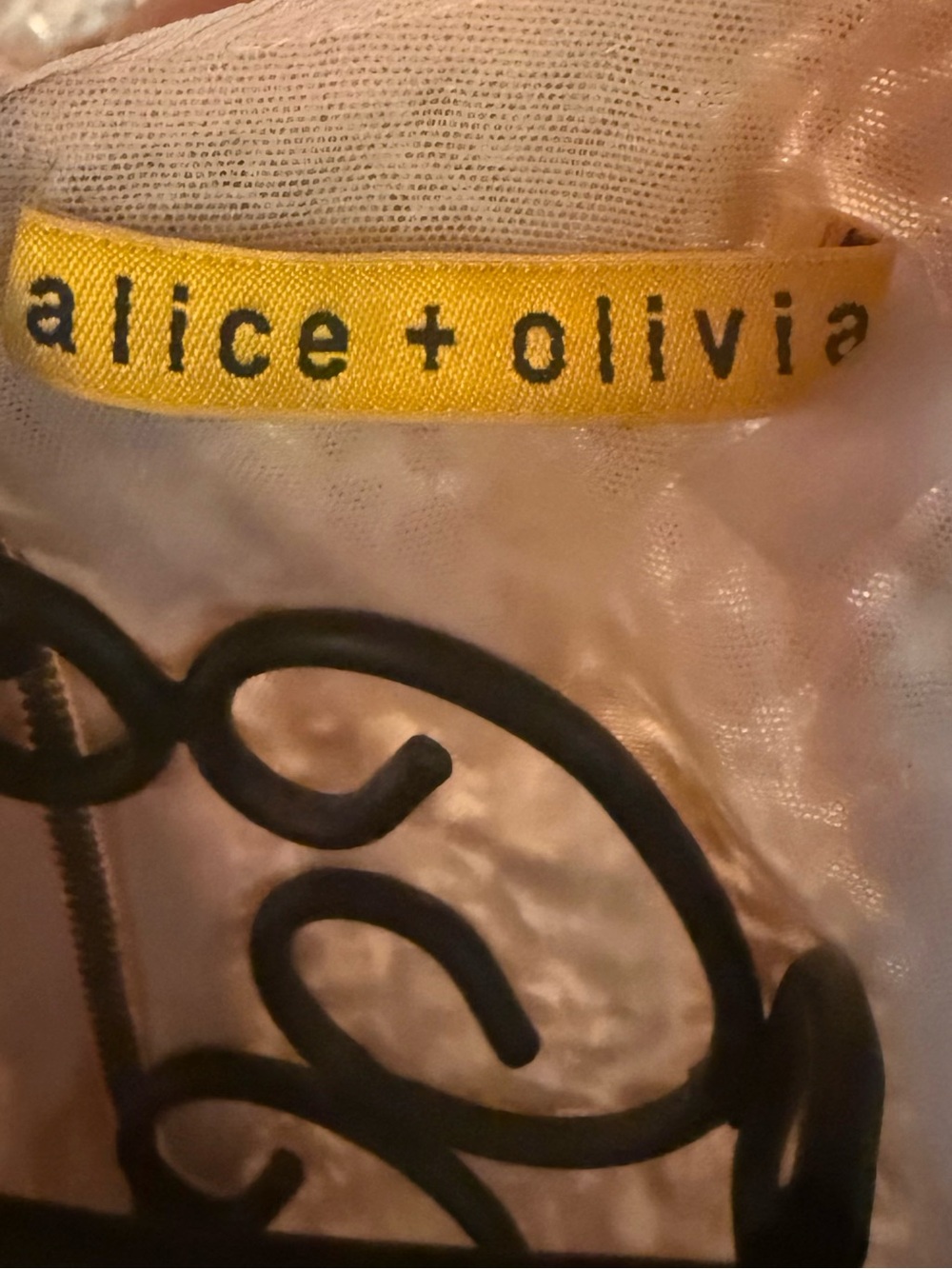 Alice + Olivia Rose Pink Sequin Racer tank Mini Dress - Picture 8 of 8